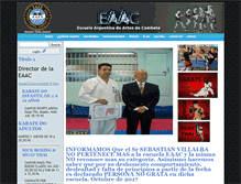 Tablet Screenshot of eaac.com.ar